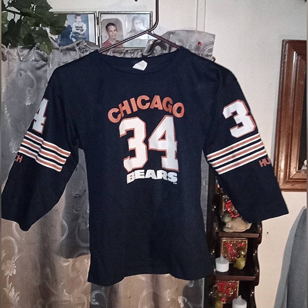 Chicago Bears Navy Blue Jersey Top